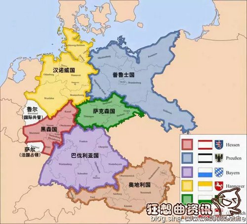 二战前后德国的地图对比，二战之后德国的惨状